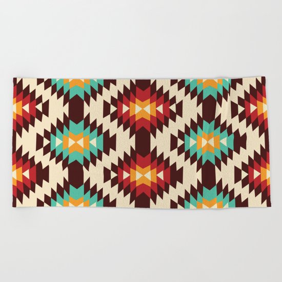 American Native Pattern No. 19 Beach Towel