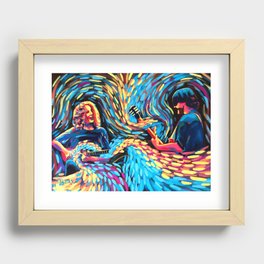 Mikey Houser and JB Recessed Framed Print