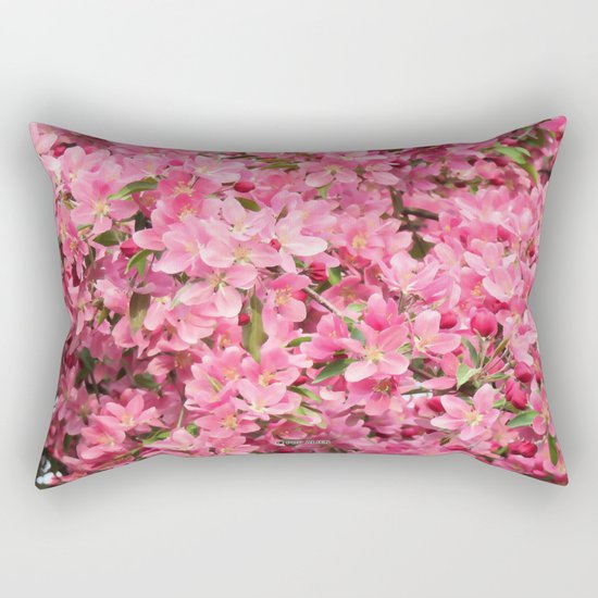 Crab Apple - Pommetier Rectangular Pillow