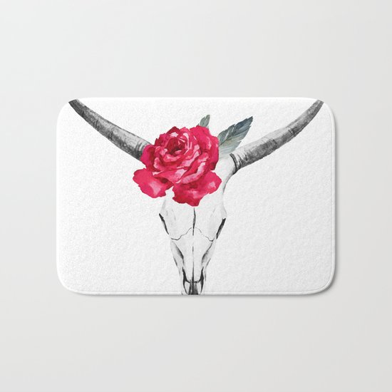 Animal Skull 01 Bath Mat