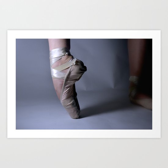 Ballet-Pointe Art Print