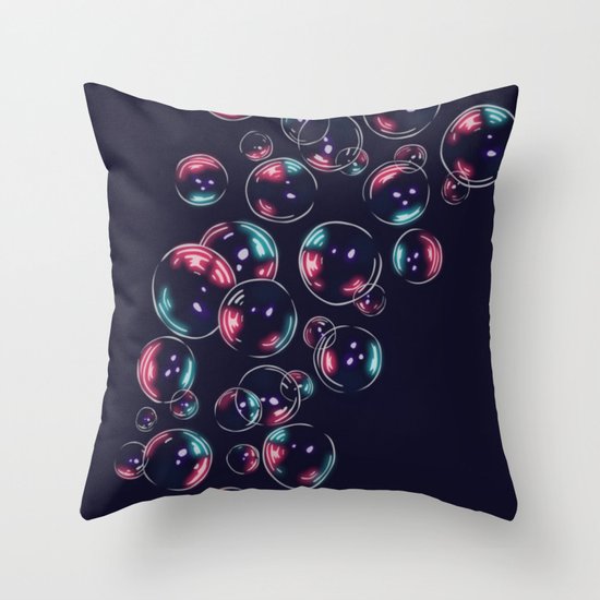 Bubbly Throw Pillow