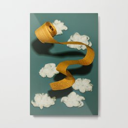 Gold TP in the Clouds Metal Print