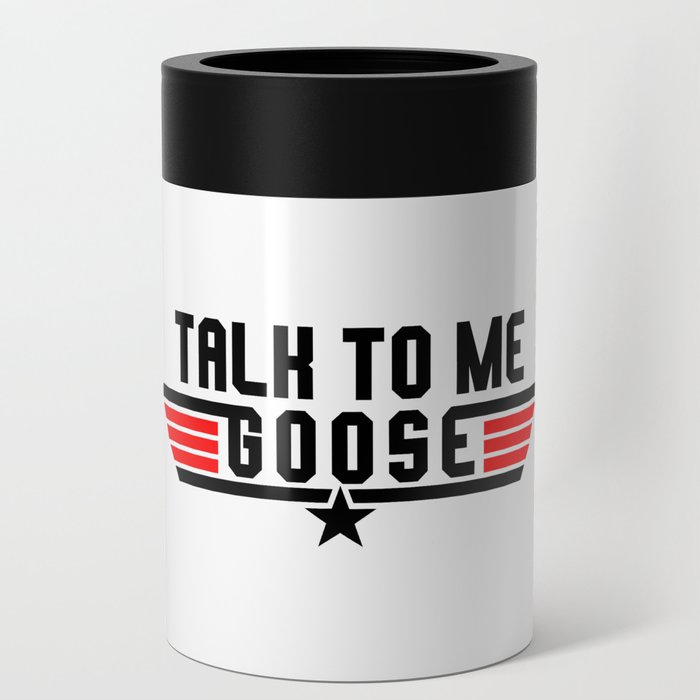 Talk To Me Goose Logo Design Can Cooler