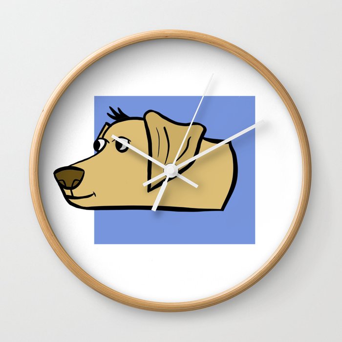 Labrador contrast design Wall Clock