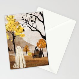 Walter in Autumn Stationery Card