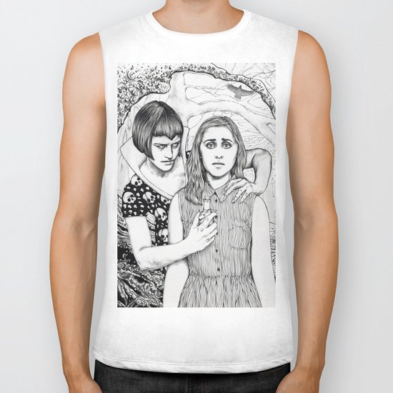 The Girl Who Had No Voice Biker Tank