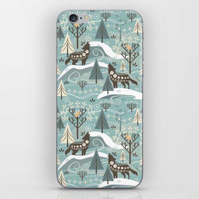 Grey Wolves--Song of Life iPhone Skin