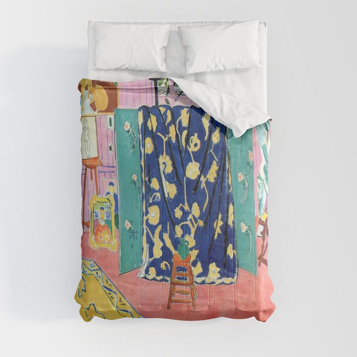Henri Matisse The Pink Studio Comforter