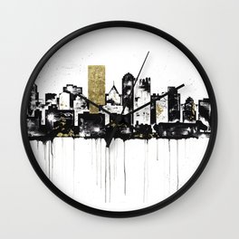 Pittsburgh Skyline Wall Clock