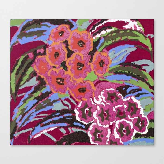 Vintage Flower pattern Canvas Print
