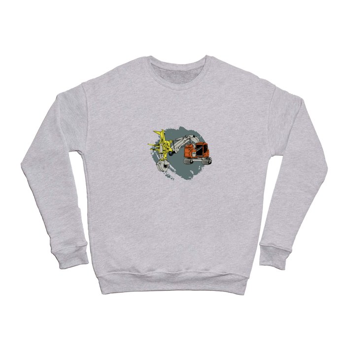 Gladson logging construction vehicles Crewneck Sweatshirt