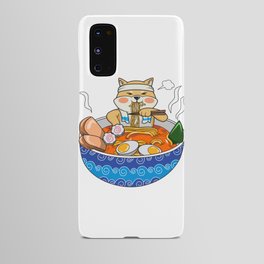 Kawaii Ramen Shiba Inu Noodle Chillin Bowl Android Case