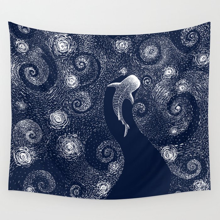 Star eater in Van Gogh style Wall Tapestry