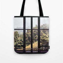 Window to the Forest and Fog | PNW Nature Tote Bag