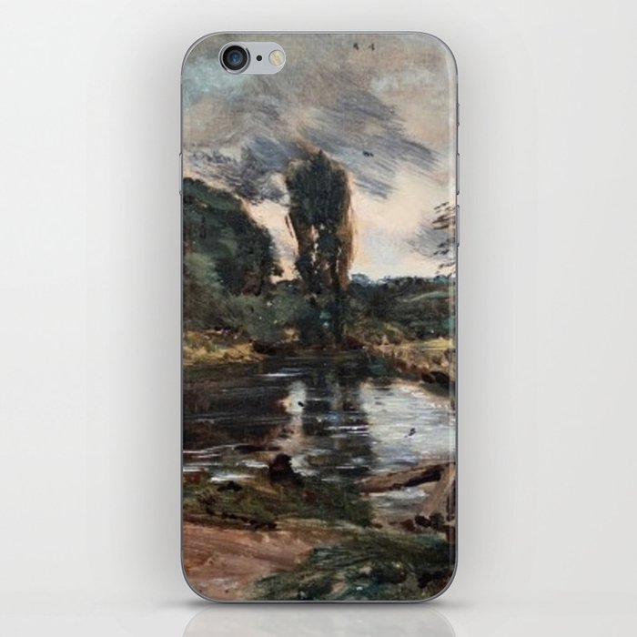 Lake and trees by John Constable iPhone Skin