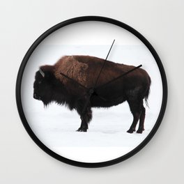 Bison Wall Clock