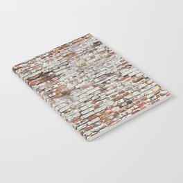 Endless seamless pattern of old brick wall  Notebook
