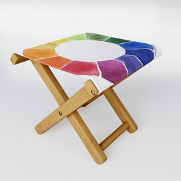 Color Wheel Folding Stool