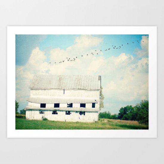 mead barn Art Print