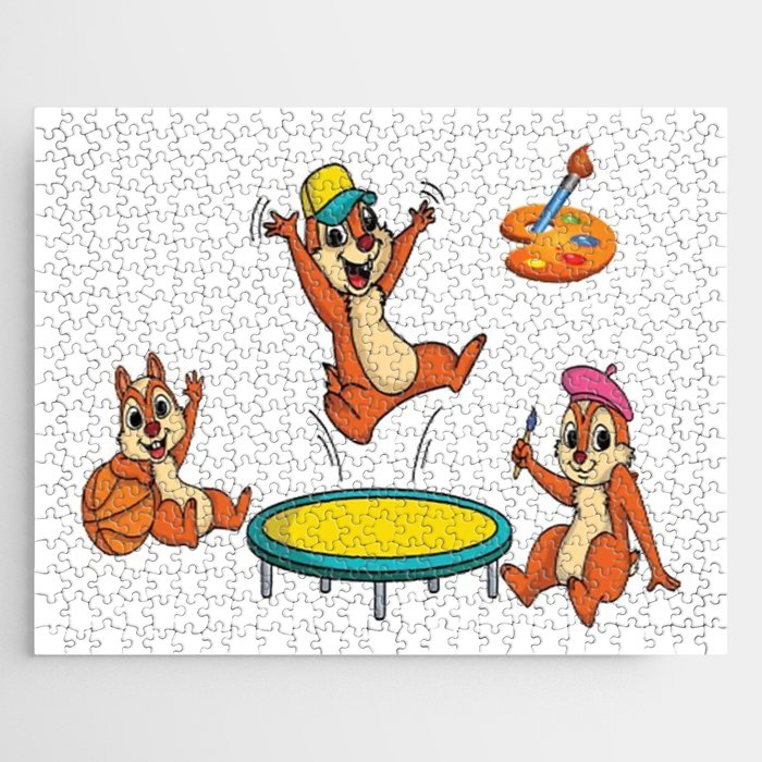 Happy Squirrels  Jigsaw Puzzle