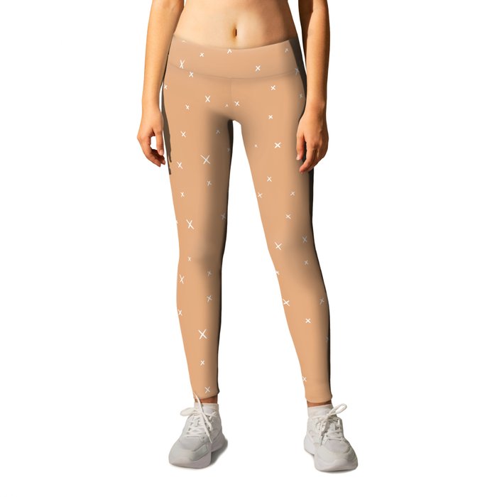 Minimal X's in Sandstone Leggings