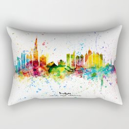 Dubai Skyline Rectangular Pillow