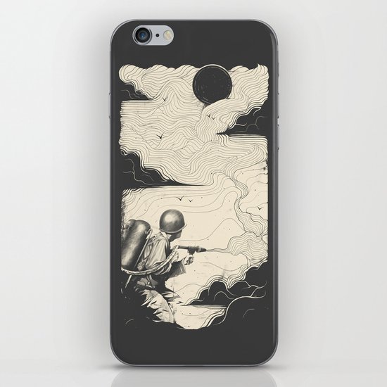 Sky Thrower iPhone & iPod Skin