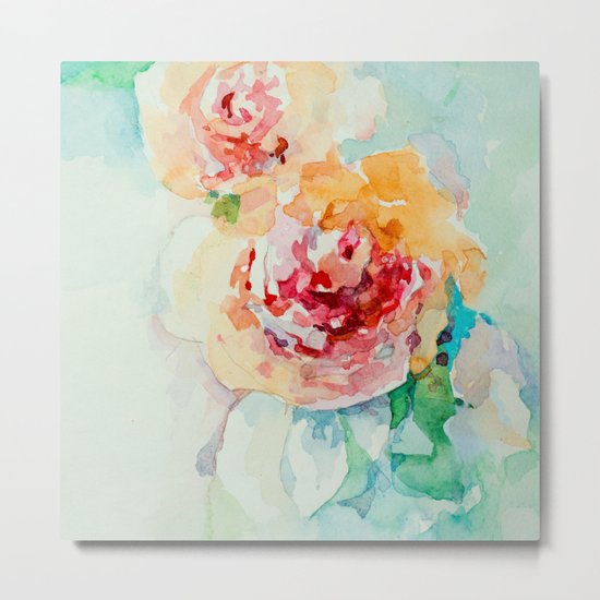 Gentle roses Metal Print