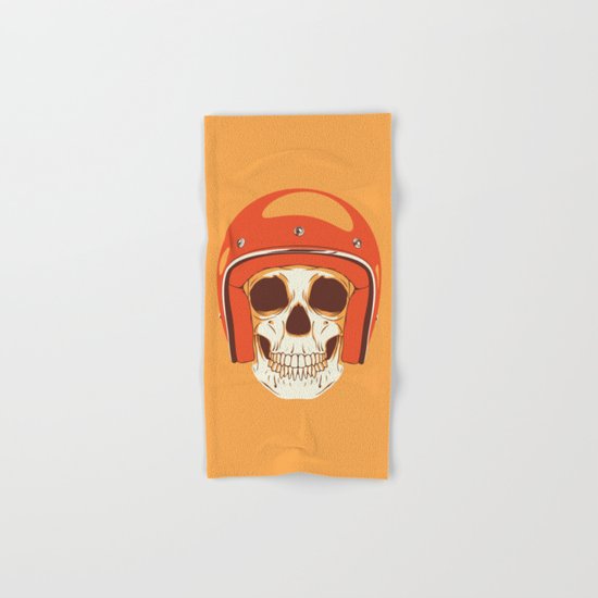Helmet Skull Hand & Bath Towel