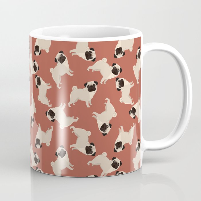 Pug on Terra Coffee Mug