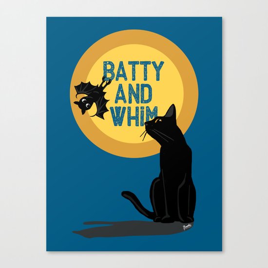 Batty and Whim Canvas Print