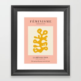 L'ART DU FÉMINISME III — Feminist Art — Matisse Exhibition Poster Framed Art Print