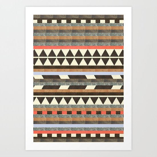 DG Aztec No.1 Art Print