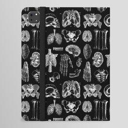 Human Anatomy Black & White iPad Folio Case