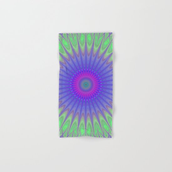 Cold mandala Hand & Bath Towel