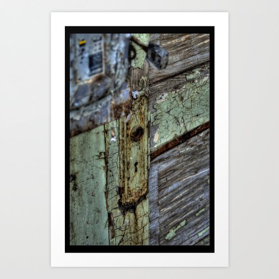 Painted Door Art Print