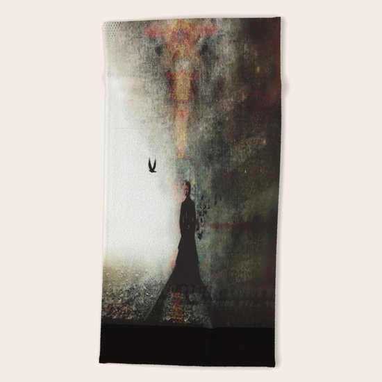 Saint Atropa Beach Towel