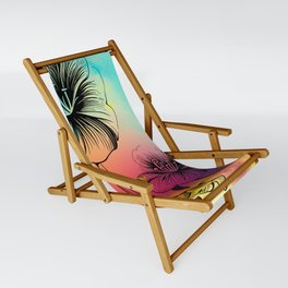 Sunset Floral Sling Chair
