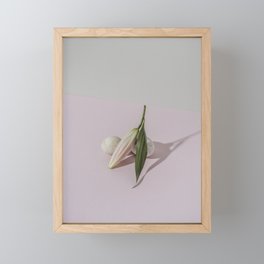 Lily flower Framed Mini Art Print