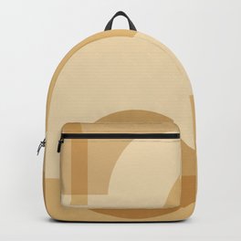 42507-2-p1, Warm Yellow , Bauhaus Style Art, Boho decor Backpack