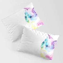 Rainbow Kitten (Abey) Pillow Sham