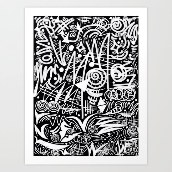 Chalk Board! Art Print