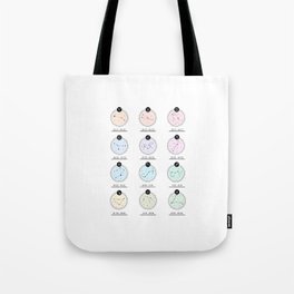 Zodiac Chart | Pastel Light Tote Bag