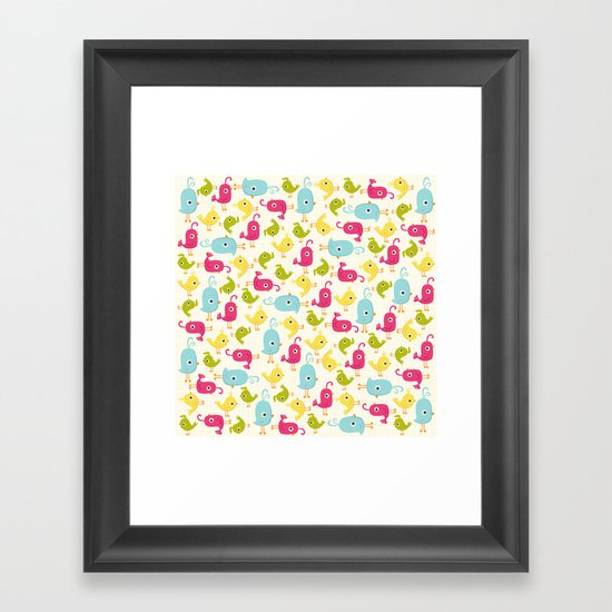 Sweet Tweets Framed Art Print
