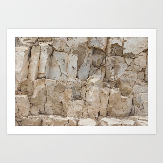 Arizona rock texture Art Print