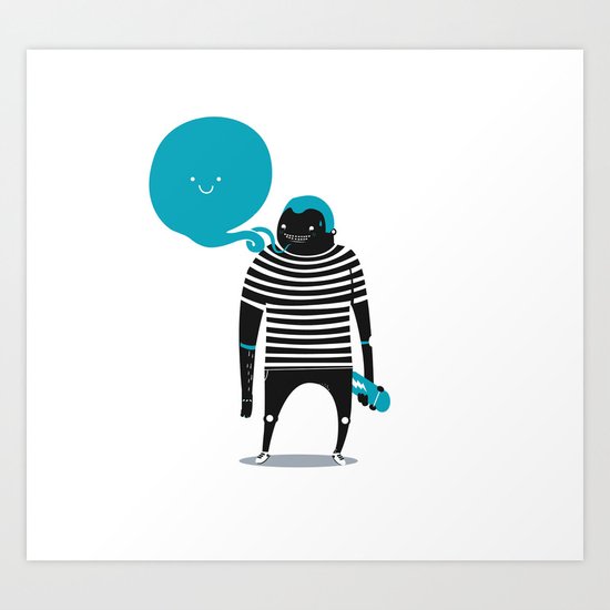 Do what makes you happy Art Print