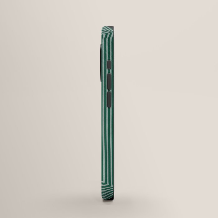 Green Black Abstract Geometric Design Artwork