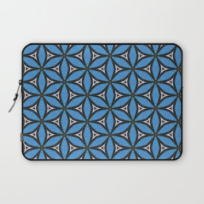 Retro hexagonal geometry Laptop Sleeve