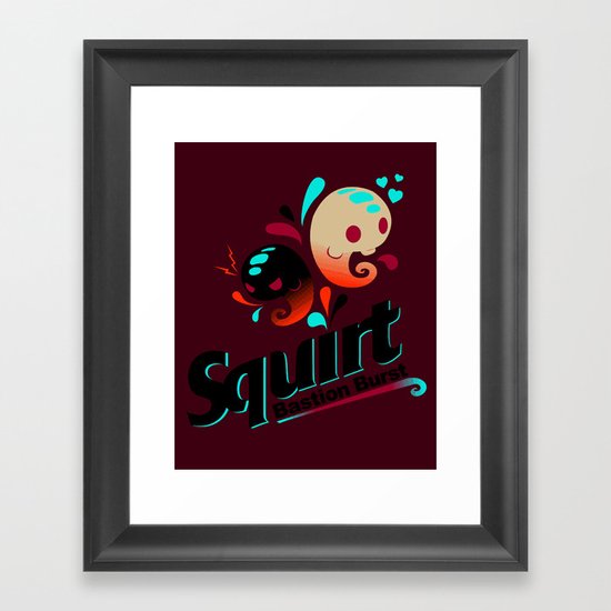 Squirt Framed Art Print